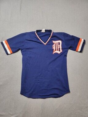 Vintage Detroit Tigers Baseball -  Ravens Knit Jersey Sz Med